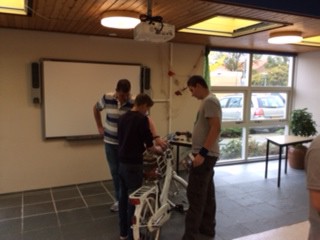 Marco H fietsencontrole basisschool